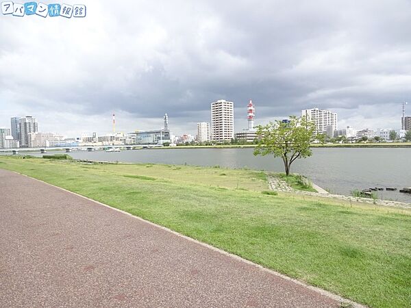画像18:信濃川やすらぎ堤緑地 2119m