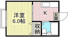 パインフラット 105号室 ｜ 埼玉県川越市新宿町５丁目（賃貸アパート1K・1階・20.46㎡） その2