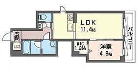 クレアパークサイドアネックス 205号室 ｜ 埼玉県川越市脇田町 （賃貸マンション1LDK・2階・43.33㎡） その2