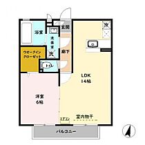 シャトレー 102号室 ｜ 埼玉県川越市大字山田（賃貸アパート1LDK・1階・46.97㎡） その2