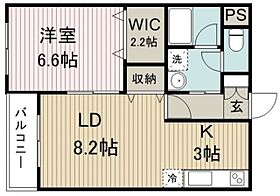 エクセレンテ 203号室 ｜ 埼玉県川越市小仙波町２丁目（賃貸マンション1LDK・2階・45.30㎡） その2