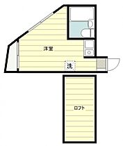 サンハイツ新河岸 202号室 ｜ 埼玉県川越市砂新田３丁目（賃貸アパート1R・2階・12.81㎡） その2