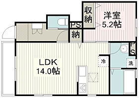 リーブルファイン川越宮元町 101号室 ｜ 埼玉県川越市宮元町（賃貸アパート1LDK・1階・46.78㎡） その2