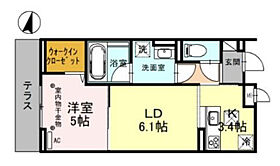 ＯＮＡＲＩＧＯＴＥＮーＤ 102号室 ｜ 埼玉県川越市富士見町（賃貸アパート1LDK・1階・38.80㎡） その2