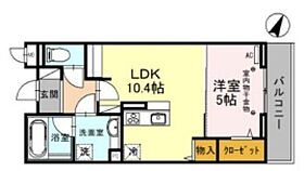 ＯＮＡＲＩＧＯＴＥＮーＤ 206号室 ｜ 埼玉県川越市富士見町（賃貸アパート1LDK・2階・41.15㎡） その2