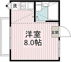 レザヴィ 101号室 ｜ 埼玉県川越市仙波町１丁目（賃貸アパート1R・1階・18.00㎡） その2