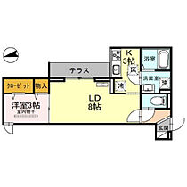 D-RESIDENCE仙波町　B 105号室 ｜ 埼玉県川越市仙波町２丁目（賃貸アパート1LDK・1階・35.43㎡） その2