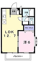 アネックス加藤B 201号室 ｜ 埼玉県川越市大字南田島（賃貸アパート1LDK・2階・39.74㎡） その2