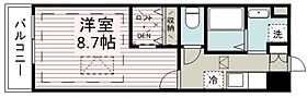 ルネス　プレミール 203号室 ｜ 埼玉県川越市松江町１丁目（賃貸マンション1K・2階・29.32㎡） その2