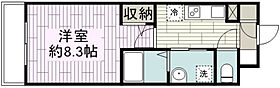 プレジール 406号室 ｜ 埼玉県川越市新宿町５丁目（賃貸マンション1K・4階・26.25㎡） その2