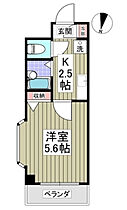 藤原町マンション 205号室 ｜ 埼玉県川越市藤原町（賃貸マンション1K・2階・17.75㎡） その2