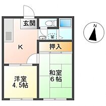 エクセレントハイツ 103号室 ｜ 埼玉県川越市むさし野（賃貸アパート2K・1階・36.00㎡） その2