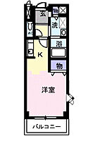 イーストヒルズ 201号室 ｜ 埼玉県川越市岸町２丁目（賃貸アパート1K・2階・25.56㎡） その2