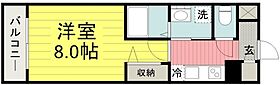 プレジール 102号室 ｜ 埼玉県川越市新宿町５丁目（賃貸マンション1K・1階・26.25㎡） その2