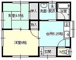 コーポ倉島 201号室 ｜ 埼玉県川越市上野田町（賃貸アパート2K・2階・37.26㎡） その2