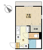 アリビオ川越 205号室 ｜ 埼玉県川越市岸町１丁目 （賃貸アパート1K・2階・20.01㎡） その2