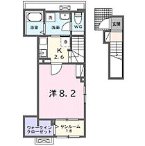 プラン　デ　エピ 201号室 ｜ 埼玉県川越市大字木野目（賃貸アパート1K・2階・36.33㎡） その2