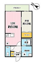 サニーグラース 103号室 ｜ 埼玉県川越市砂新田１丁目（賃貸アパート1LDK・1階・35.34㎡） その2