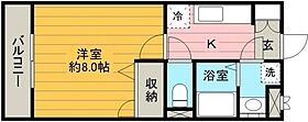 スクエア 210号室 ｜ 埼玉県川越市大字寺尾（賃貸マンション1K・2階・25.92㎡） その2