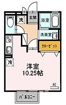 プリウス 203号室 ｜ 埼玉県富士見市ふじみ野東２丁目（賃貸アパート1R・2階・29.44㎡） その2