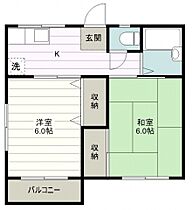 ビューハイツ 203号室 ｜ 埼玉県ふじみ野市清見２丁目（賃貸アパート2K・2階・31.00㎡） その2