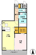 モンターニュ 103号室 ｜ 埼玉県富士見市針ケ谷２丁目（賃貸アパート1LDK・1階・45.34㎡） その2