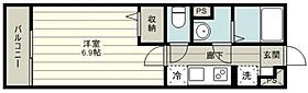 リブリ・みずほ台III 201号室 ｜ 埼玉県富士見市東みずほ台２丁目（賃貸マンション1K・2階・22.35㎡） その2