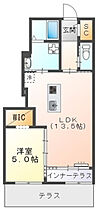 ビオラ　エルバ 101号室 ｜ 埼玉県川越市藤木町（賃貸マンション1LDK・1階・48.41㎡） その2