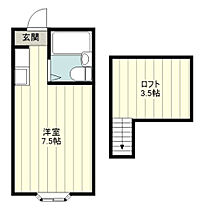 クロノスふじみ野 103号室 ｜ 埼玉県ふじみ野市鶴ケ岡３丁目（賃貸アパート1R・1階・15.92㎡） その2