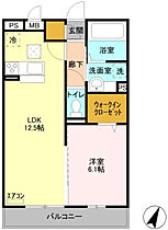 ポッソ　ヴィラージュ　II 103号室 ｜ 埼玉県川越市稲荷町（賃貸アパート1LDK・1階・45.04㎡） その2