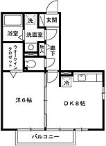 アスティオンII 201号室 ｜ 埼玉県富士見市関沢３丁目（賃貸アパート1LDK・2階・37.03㎡） その2