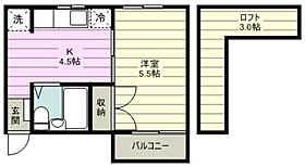 リブレス鶴瀬I 202号室 ｜ 埼玉県富士見市羽沢１丁目（賃貸アパート1K・2階・21.10㎡） その2