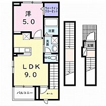 プラン　デ　エピ 303号室 ｜ 埼玉県川越市大字木野目（賃貸アパート1LDK・3階・42.20㎡） その2