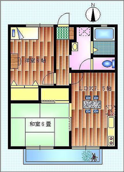 同じ建物の物件間取り写真 - ID:241004510625