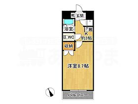 第5筑水ビル 206 ｜ 福岡県太宰府市通古賀３丁目 （賃貸マンション1K・2階・25.00㎡） その2