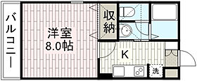 アメジストセージ 201号室 ｜ 埼玉県川越市大字砂（賃貸アパート1K・2階・26.76㎡） その2