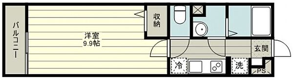 マサジコート｜埼玉県富士見市大字水子(賃貸マンション1K・3階・28.56㎡)の写真 その2