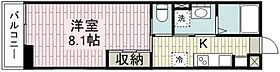 リブリ・フェリーチェα 106号室 ｜ 埼玉県川越市仙波町４丁目（賃貸アパート1K・1階・26.08㎡） その2