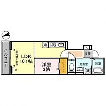 Ｄ?ＲＥＳＩＤＥＮＣＥ仙波町 203号室 ｜ 埼玉県川越市仙波町２丁目（賃貸アパート1LDK・2階・34.04㎡） その2