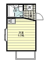 スマイルコートみずほ台 201号室 ｜ 埼玉県富士見市鶴馬３丁目（賃貸アパート1R・2階・13.50㎡） その2