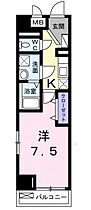 ルーモベルビ・キャトル 105号室 ｜ 埼玉県川越市仙波町２丁目（賃貸マンション1K・1階・26.40㎡） その2