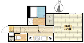 カインドネスみずほ台North 201号室 ｜ 埼玉県富士見市大字水子（賃貸アパート1K・2階・24.10㎡） その2