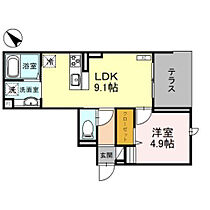 D-RESIDENCE東田町 106号室 ｜ 埼玉県川越市東田町（賃貸アパート1LDK・1階・34.53㎡） その2