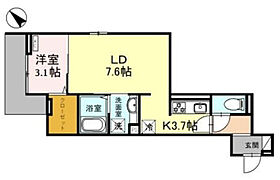 D-RESIDENCE東田町 305号室 ｜ 埼玉県川越市東田町（賃貸アパート1LDK・3階・36.05㎡） その2