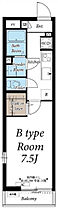 ヴィラ上福岡 208号室 ｜ 埼玉県川越市諏訪町（賃貸マンション1K・2階・26.08㎡） その2