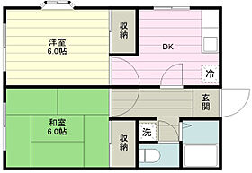 モンシャトー大曽根 101号室 ｜ 埼玉県富士見市上沢３丁目（賃貸アパート2K・1階・39.74㎡） その2