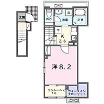 プラン　デ　エピ 203号室 ｜ 埼玉県川越市大字木野目（賃貸アパート1K・2階・36.33㎡） その2