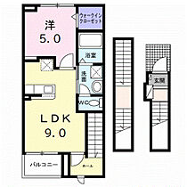 プラン　デ　エピ 302号室 ｜ 埼玉県川越市大字木野目（賃貸アパート1LDK・3階・42.20㎡） その2