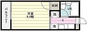 ハイツサイモン 203号室 ｜ 埼玉県ふじみ野市上福岡２丁目（賃貸アパート1K・2階・19.00㎡） その2