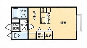 ＤＩ石井II 202 ｜ 栃木県大田原市末広１丁目 （賃貸アパート1R・2階・26.50㎡） その2